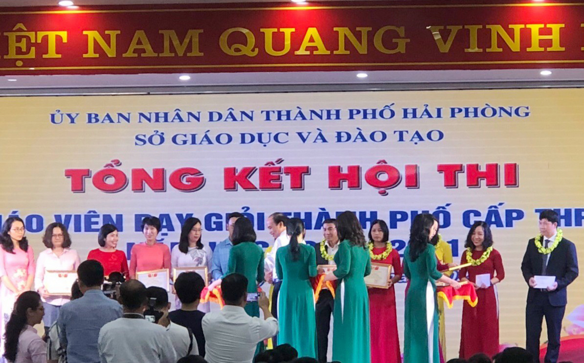 Hội thi giáo viên dạy giỏi thành phố năm 2021 