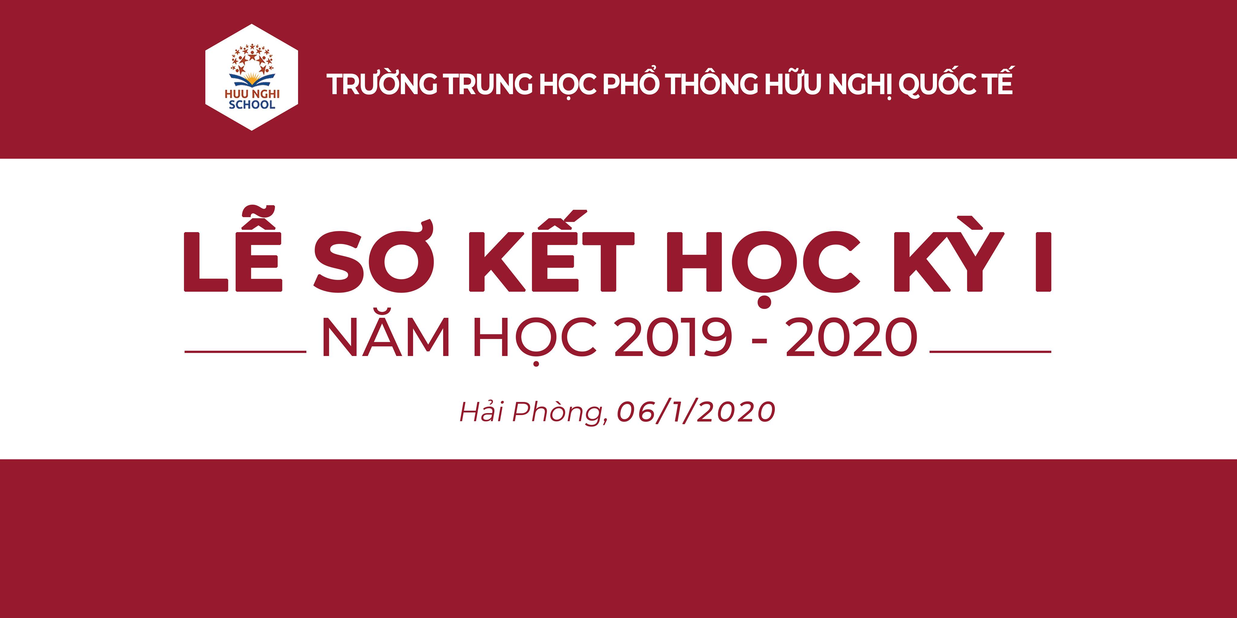 Lễ sơ kết học kỳ I năm học 2019 – 2020