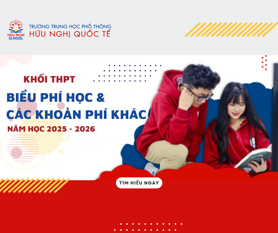 Biểu phí và các khoản phí khác năm học 2025 - 2026 - Khối THPT